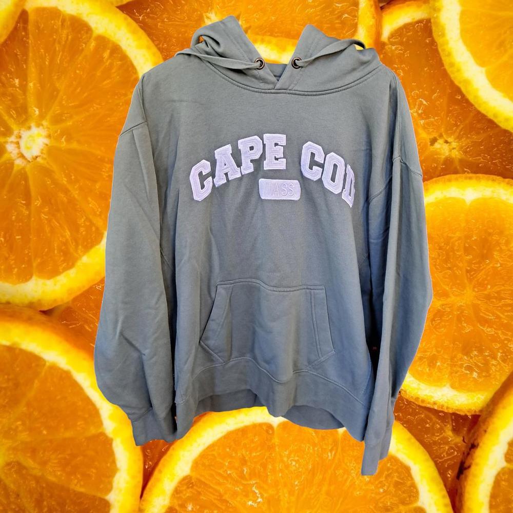 Gray Whale Green Cape Cod Hoodie Sweatshirt Size XL